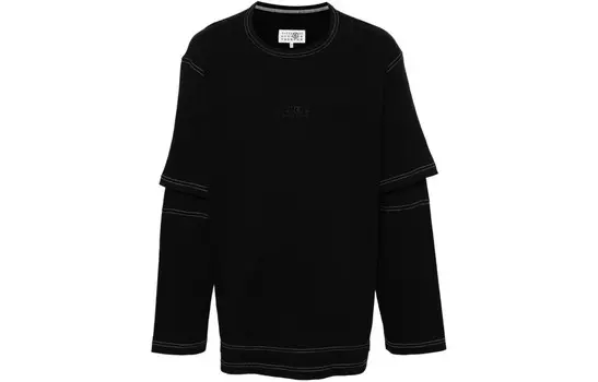 Футболка мужская черная Mm6 Maison Margiela, черный