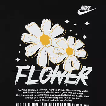 Футболка мужская черная Nike, черный