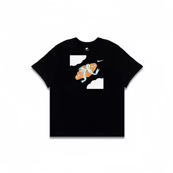 Футболка мужская черная Nike, черный