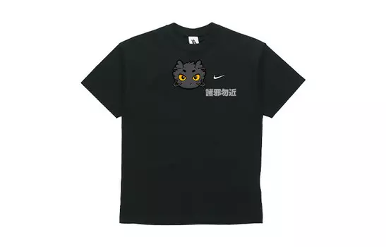 Футболка мужская черная Nike, черный