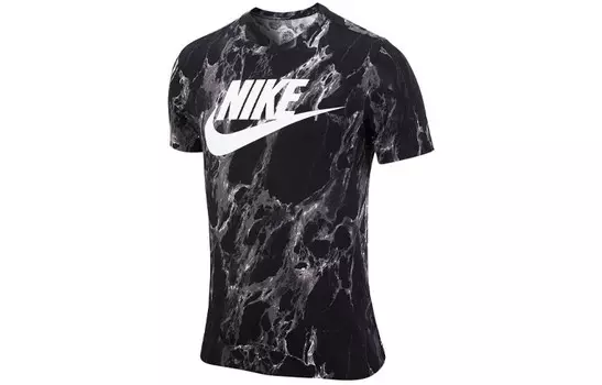 Футболка мужская черная Nike, черный