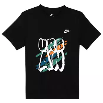 Футболка мужская черная Nike, черный