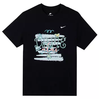 Футболка мужская черная Nike, черный