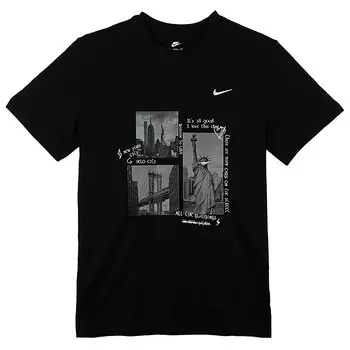 Футболка мужская черная Nike, черный