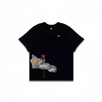 Футболка мужская черная Nike, черный