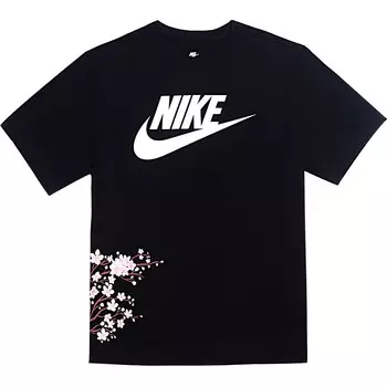 Футболка мужская черная Nike, черный
