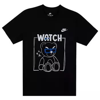 Футболка мужская черная Nike, черный