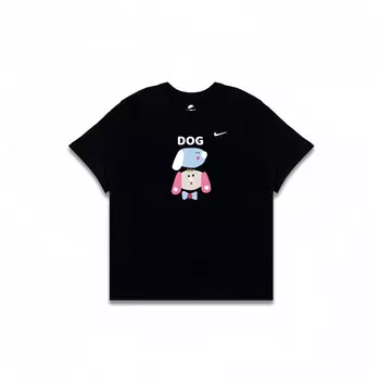 Футболка мужская черная Nike, черный