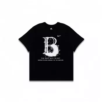 Футболка мужская черная Nike, черный