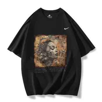Футболка мужская черная Nike, черный