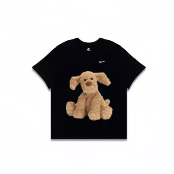 Футболка мужская черная Nike, черный