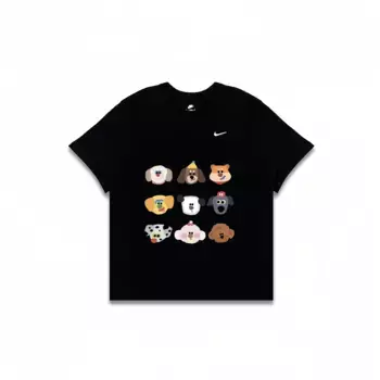 Футболка мужская черная Nike, черный