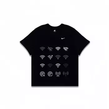 Футболка мужская черная Nike, черный