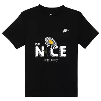 Футболка мужская черная Nike, черный