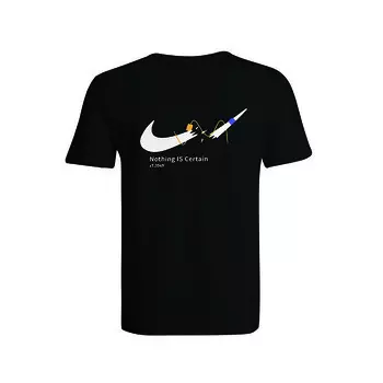 Футболка мужская черная Nike, черный