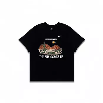 Футболка мужская черная Nike, черный