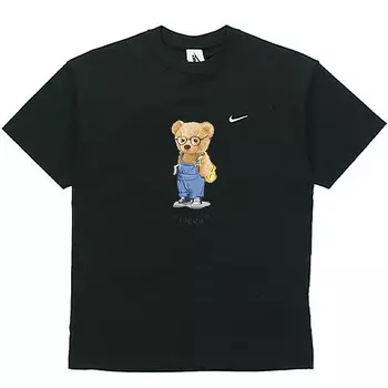 Футболка мужская черная Nike, черный