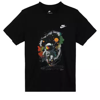 Футболка мужская черная Nike, черный