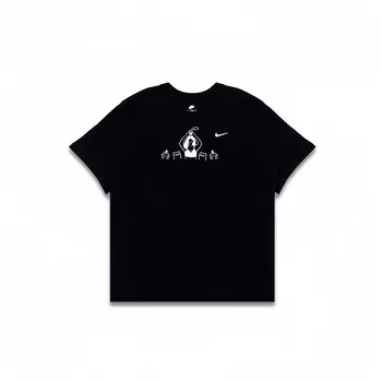 Футболка мужская черная Nike, черный