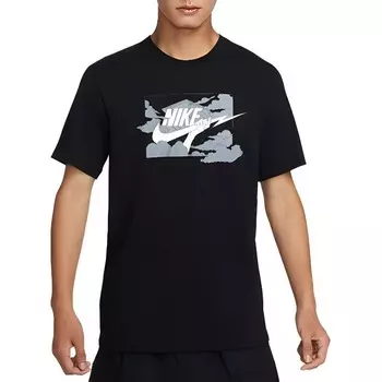 Футболка мужская черная Nike, черный