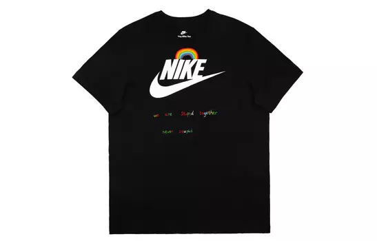Футболка мужская черная Nike, черный