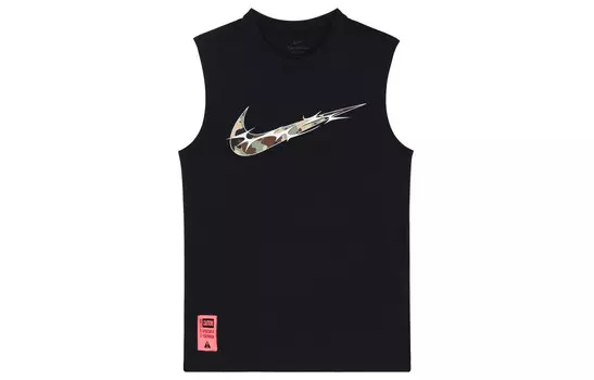 Футболка мужская черная Nike, черный