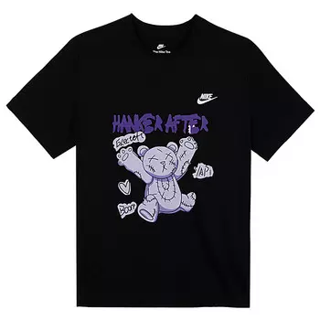 Футболка мужская черная Nike, черный