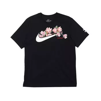 Футболка мужская черная Nike, черный