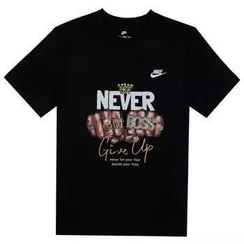 Футболка мужская черная Nike, черный