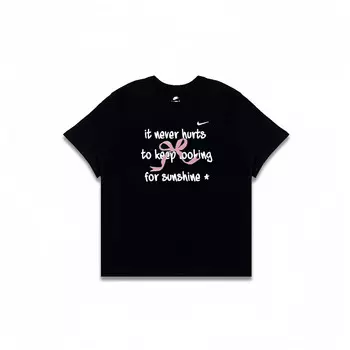 Футболка мужская черная Nike, черный