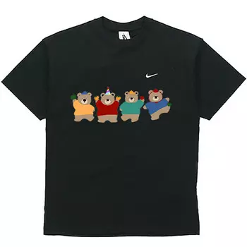 Футболка мужская черная Nike, черный
