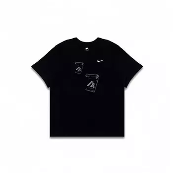 Футболка мужская черная Nike, черный