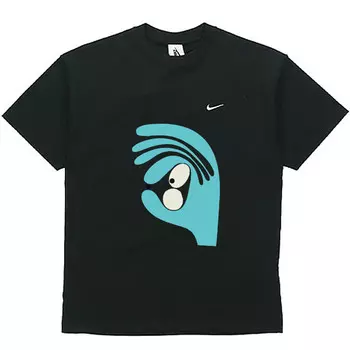 Футболка мужская черная Nike, черный
