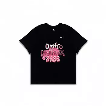 Футболка мужская черная Nike, черный