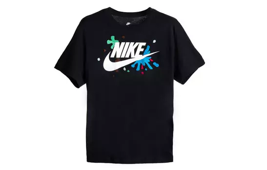 Футболка мужская черная Nike, черный