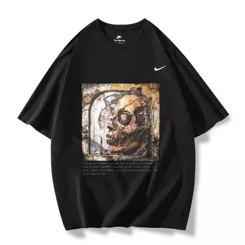 Футболка мужская черная Nike, черный