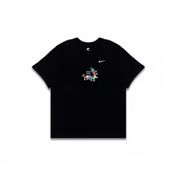 Футболка мужская черная Nike, черный