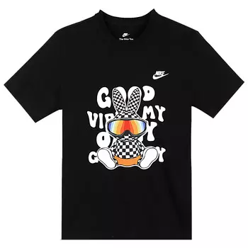 Футболка мужская черная Nike, черный