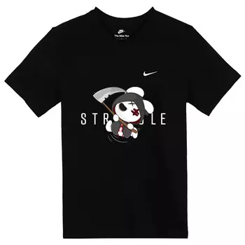 Футболка мужская черная Nike, черный