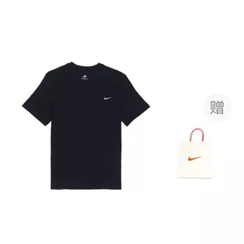 Футболка мужская черная Nike, черный