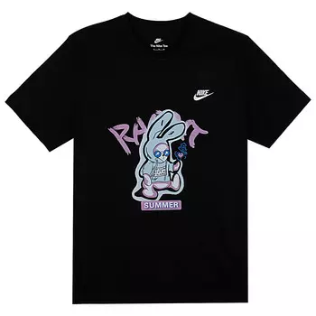 Футболка мужская черная Nike, черный