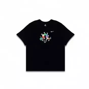 Футболка мужская черная Nike, черный