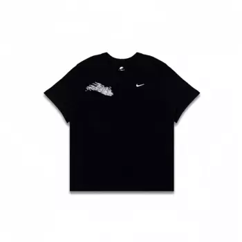 Футболка мужская черная Nike, черный