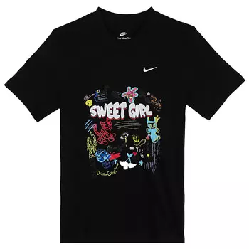Футболка мужская черная Nike, черный