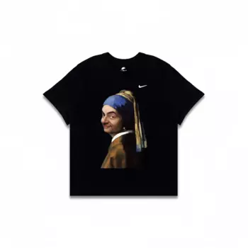 Футболка мужская черная Nike, черный