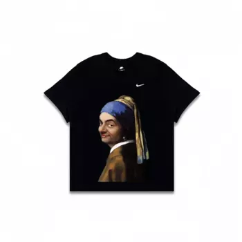 Футболка мужская черная Nike, черный