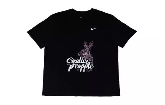 Футболка мужская черная Nike, черный