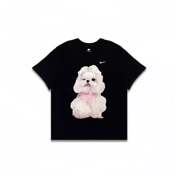 Футболка мужская черная Nike, черный