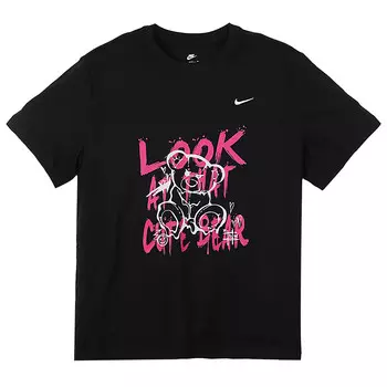 Футболка мужская черная Nike, черный