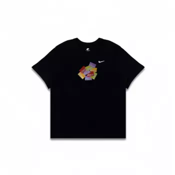 Футболка мужская черная Nike, черный